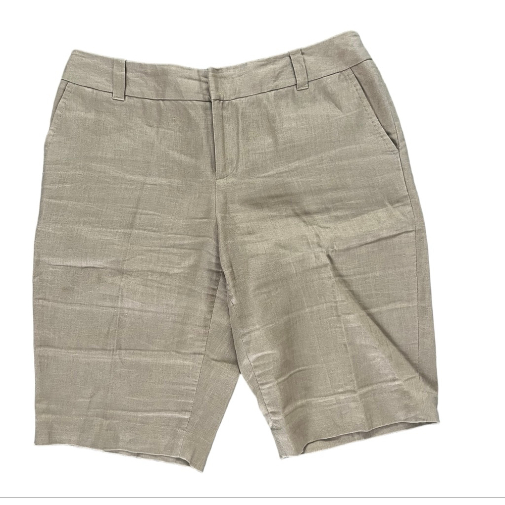Grace Elements Linen Shorts Tan Women's Size 8
